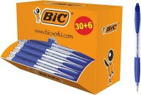 BIC Kugelschreiber ATLANTIS Classic blau/transparent,...
