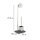 WENKO WC-Garnitur Slate Rock schwarz Metall, 1 St.