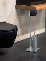 WENKO WC-Garnitur Recco chrom Metall, 1 St.