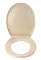 WENKO WC-Sitz mit Absenkautomatik Ottana braun, beige, 1 St.