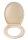 WENKO WC-Sitz mit Absenkautomatik Ottana braun, beige, 1 St.