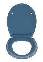 WENKO WC-Sitz mit Absenkautomatik Samos blau, 1 St.