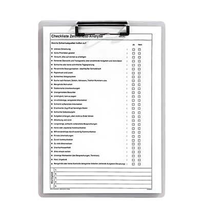 FolderSys Klemmbrett 80002-04 DIN A4 transparent Kunststoff, 1 St.