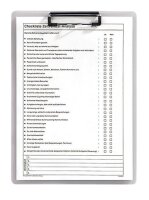 FolderSys Klemmbrett 80002-04 DIN A4 transparent Kunststoff, 1 St.