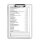 FolderSys Klemmbrett 80002-04 DIN A4 transparent Kunststoff, 1 St.