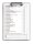 FolderSys Klemmbrett 80002-04 DIN A4 transparent Kunststoff, 1 St.