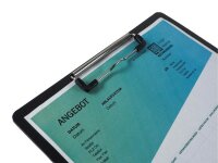 FolderSys Klemmbrett 80001-30 DIN A4 schwarz Kunststoff, 1 St.