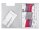 FolderSys Klemmbrettmappe 80004-04 DIN A4 transparent Kunststoff, 1 St.