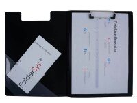 FolderSys Klemmbrettmappe 80003-30 DIN A4 schwarz Kunststoff, 1 St.