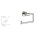 WENKO Toilettenpapierhalter Bosio silber, 1 St.