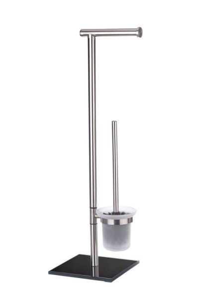 WENKO WC-Garnitur Lima silber Metall, 1 St.