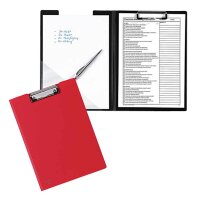 FolderSys Klemmbrettmappe 80003-80 DIN A4 rot Kunststoff,...