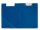 FolderSys Klemmbrettmappe 80003-40 DIN A4 blau Kunststoff, 1 St.