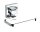 WENKO Toilettenpapierhalter Quadro silber, 1 St.