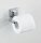 WENKO Toilettenpapierhalter Quadro silber, 1 St.