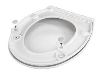 WENKO WC-Sitz mit Absenkautomatik Gubbio weiß, 1 St.