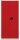 BISLEY Stahlschrank HC782S4G506 lichtgrau, kardinalrot 4 Fachböden 91,4 x 50,0 x 195,0 cm, aufgebaut, 1 St.