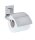 WENKO Toilettenpapierhalter Cover Quadro silber, 1 St.