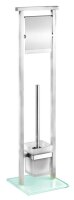 WENKO WC-Garnitur Debar silber Metall, 1 St.