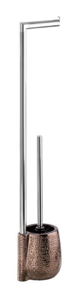 WENKO WC-Garnitur Marrakesh kupfer Stein, 1 St.