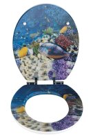 WENKO WC-Sitz mit Absenkautomatik Fish mit 3D-Effekt mehrfarbig, 1 St.