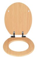 WENKO WC-Sitz mit Absenkautomatik Buche braun, 1 St.