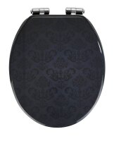 WENKO WC-Sitz mit Absenkautomatik Bellevue schwarz, 1 St.