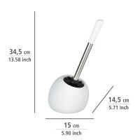 WENKO WC-Garnitur Polaris weiß Stein, 1 St.