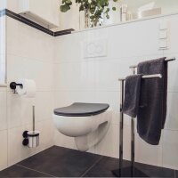 WENKO WC-Sitz mit Absenkautomatik Sedilo grau, 1 St.