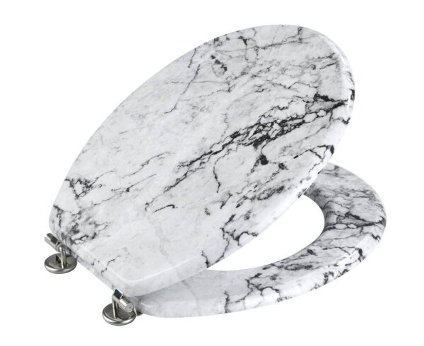 WENKO WC-Sitz Onyx weiß, 1 St.