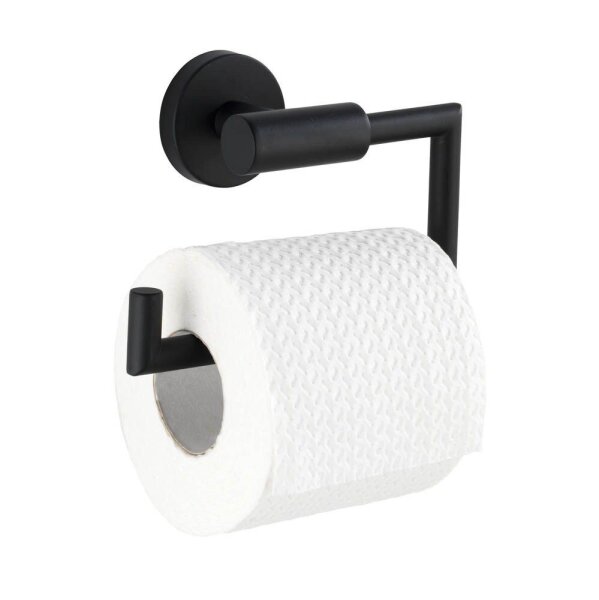 WENKO Toilettenpapierhalter Bosio schwarz, 1 St.