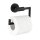 WENKO Toilettenpapierhalter Bosio schwarz, 1 St.