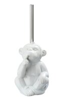 WENKO WC-Garnitur Monkey Quiet weiß Stein, 1 St.