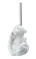 WENKO WC-Garnitur Monkey Quiet weiß Stein, 1 St.