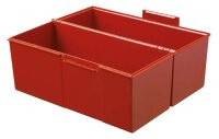 HAN Karteikasten DIN A5 für 450 Karteikarten rot mit Deckel
