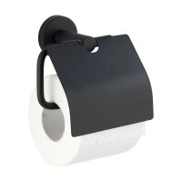 WENKO Toilettenpapierhalter Bosio schwarz, 1 St.