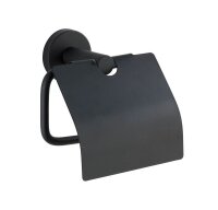 WENKO Toilettenpapierhalter Bosio schwarz, 1 St.