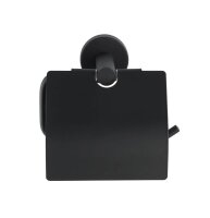 WENKO Toilettenpapierhalter Bosio schwarz, 1 St.