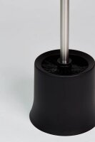 WENKO WC-Garnitur Basic schwarz Kunststoff, 2 St.