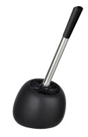 WENKO WC-Garnitur Polaris schwarz matt Stein, 1 St.
