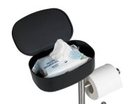WENKO WC-Garnitur Rivazza schwarz Metall, 1 St.