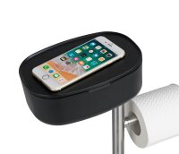 WENKO WC-Garnitur Rivazza schwarz Metall, 1 St.