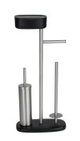WENKO WC-Garnitur Rivazza schwarz Metall, 1 St.