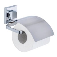 WENKO WC-Garnitur Quadro silber Metall, 1 Set