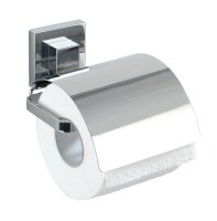 WENKO WC-Garnitur Quadro silber Metall, 1 Set