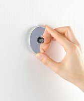 WENKO WC-Garnitur Quadro silber Metall, 1 Set