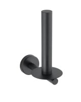 WENKO Toilettenpapierhalter Bosio schwarz, matt, 1 St.