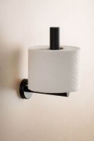 WENKO Toilettenpapierhalter Bosio schwarz, matt, 1 St.