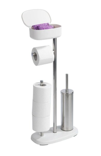 WENKO WC-Garnitur Rivazza weiß Metall, 1 St.