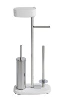WENKO WC-Garnitur Rivazza weiß Metall, 1 St.
